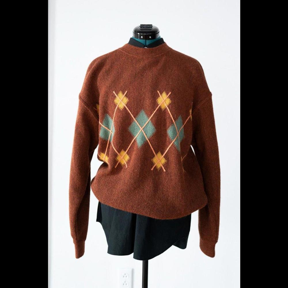 Vintage Yves Saint Laurent Alpacan Knit Sweater Sz. L